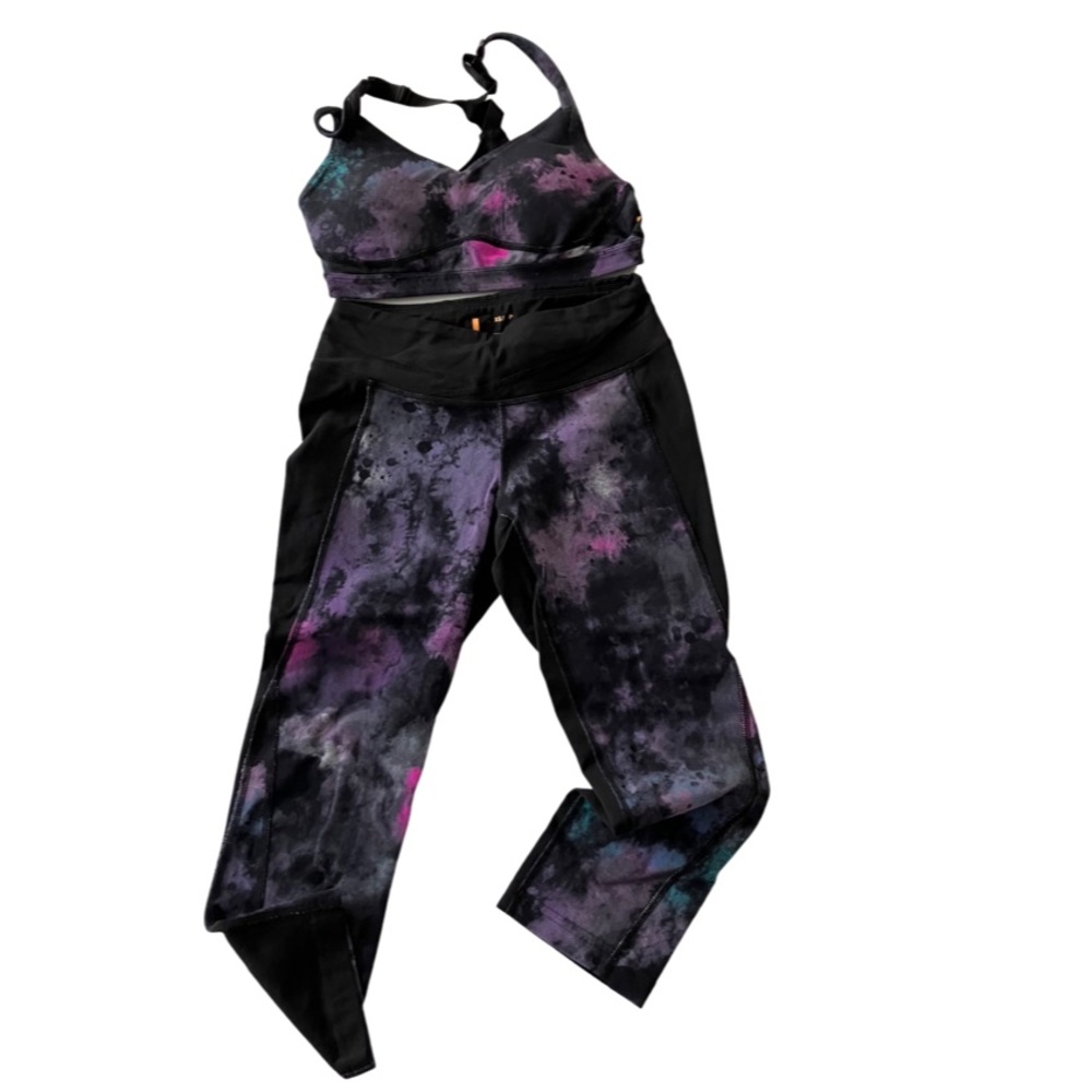 Lucy yoga workout set pants and workout bra top XS